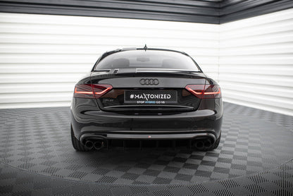 Maxton Diffusor Heck Ansatz für Audi S5 Coupe / Cabrio S-Line 8T