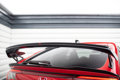 Maxton Höher Spoiler CAP für Honda Civic Type-R Mk 11 schwarz Hochglanz