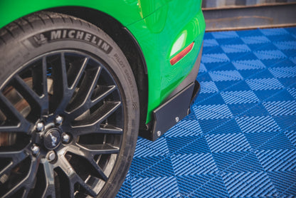 Maxton Heck Ansatz Flaps Diffusor V.1 +Flaps für Ford Mustang GT Mk6 Facelift