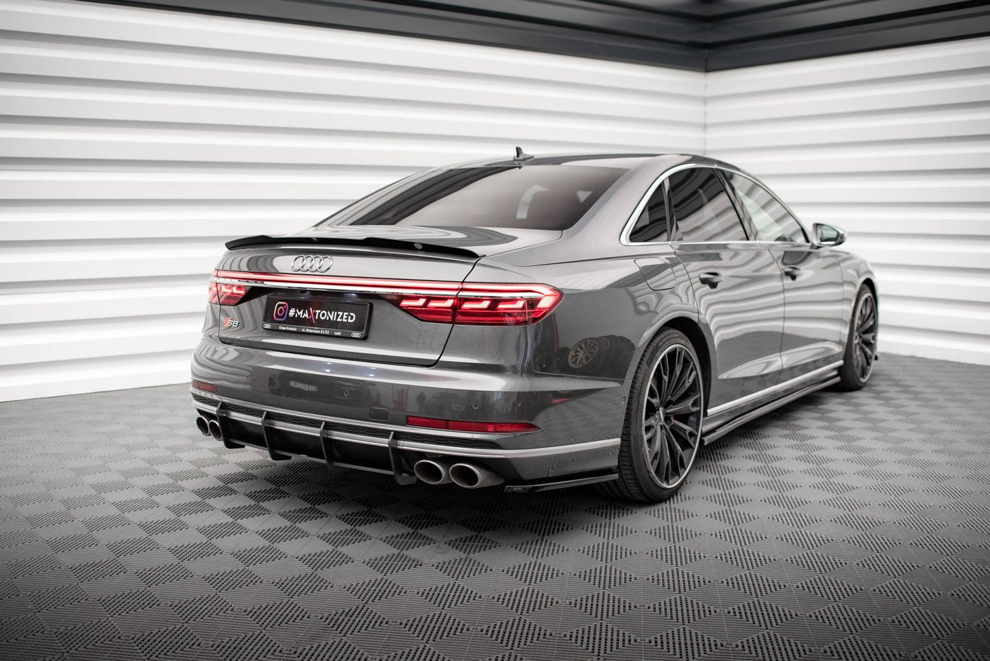 Maxton Street Pro Heckschürze für Audi S8 D5