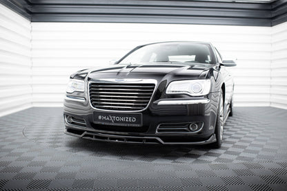 Maxton Front Ansatz für Chrysler 300 Mk2 schwarz Hochglanz