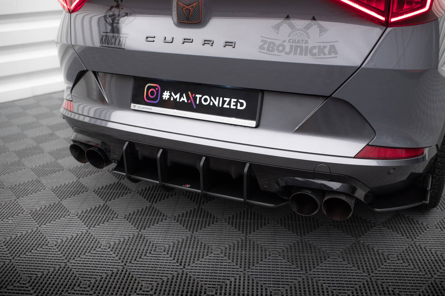 Maxton Street Pro Heckschürze für Cupra Formentor Mk1