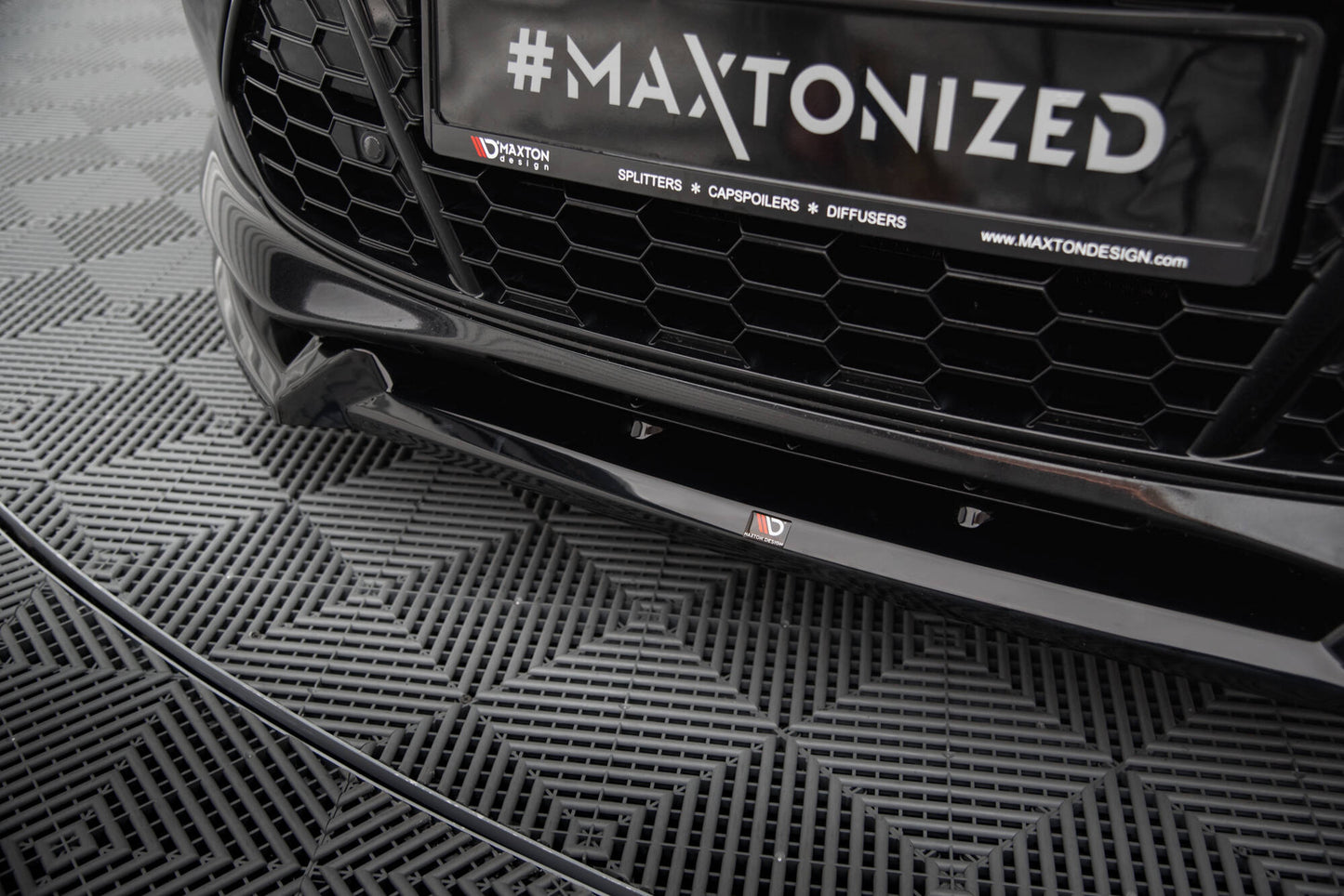 Maxton Front Ansatz V.2 für Ford Mondeo ST-Line Mk4 Facelift schwarz Hochglanz