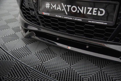 Maxton Front Ansatz V.2 für Ford Mondeo ST-Line Mk4 Facelift schwarz Hochglanz