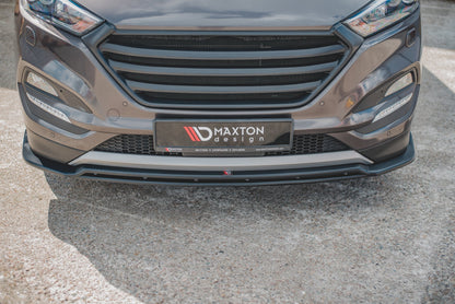 Maxton Front Ansatz für Hyundai Tucson Mk3 schwarz matt