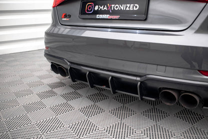 Maxton Street Pro Heckschürze für Audi S3 Sportback 8V Facelift