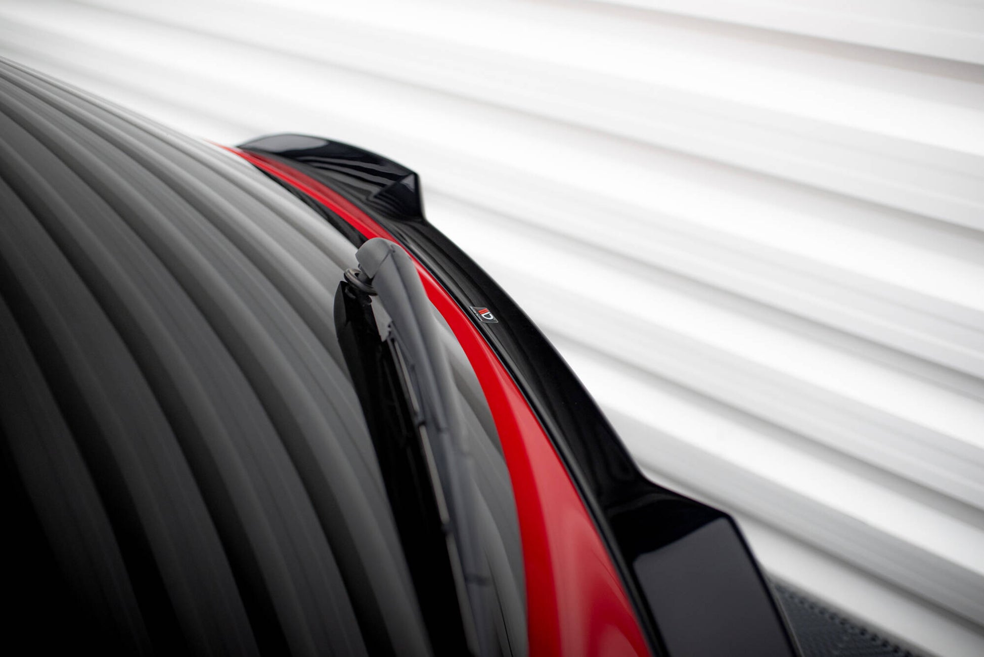Maxton Niedriger Spoiler CAP für 3D Alfa Romeo Tonale Mk1 schwarz Hochglanz