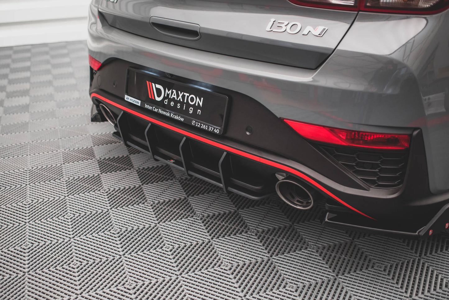 Maxton Street Pro Heckschürze für Hyundai I30 N Hatchback Mk3 Facelift