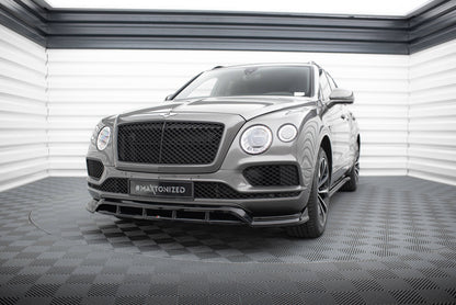 Maxton Front Ansatz für Bentley Bentayga Mk1  schwarz Hochglanz