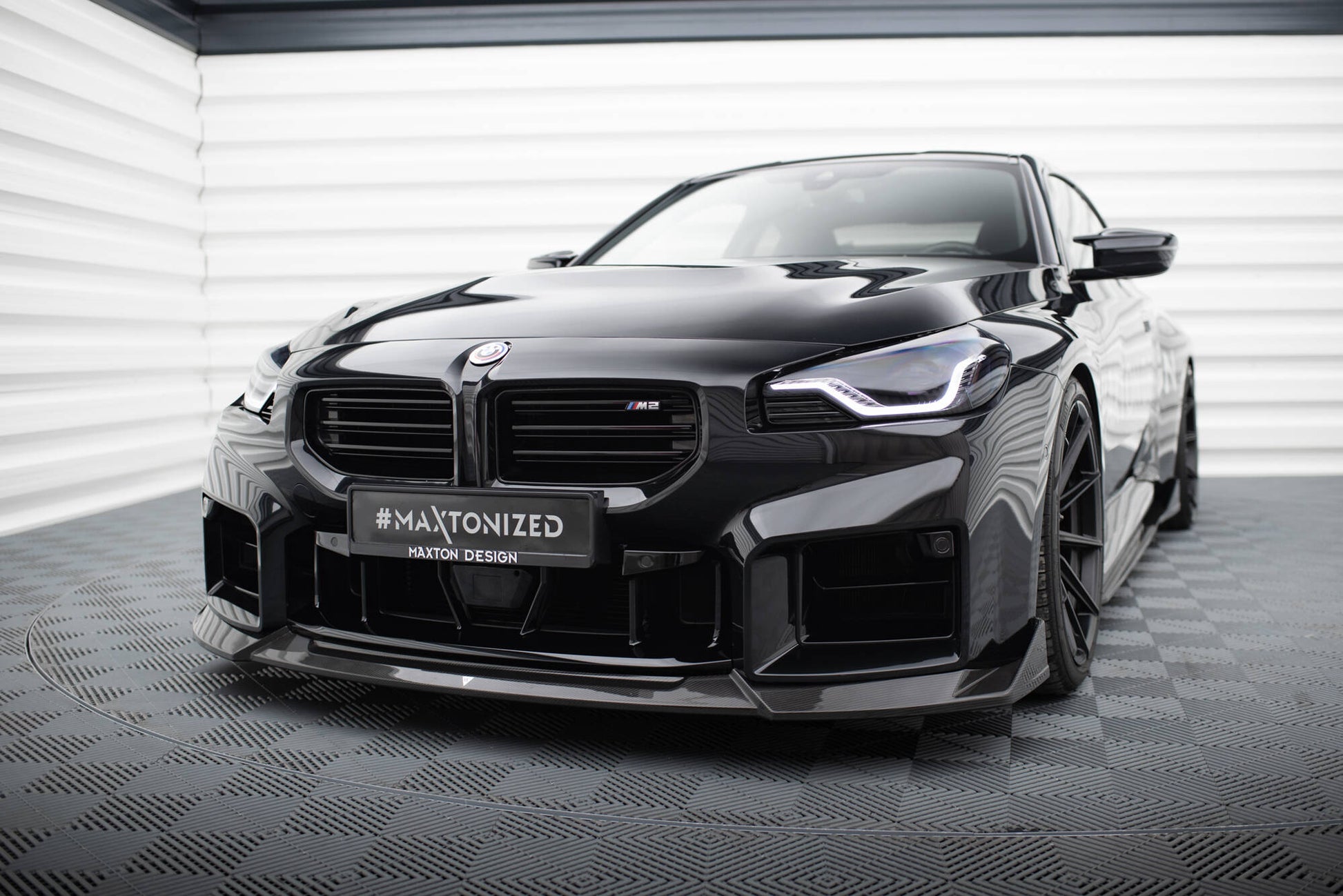 Maxton Set of Carbon Fiber Splitters BMW M2 G87 schwarz matt