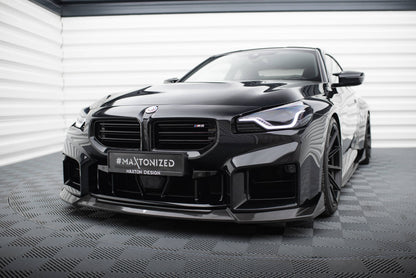 Maxton Set of Carbon Fiber Splitters BMW M2 G87 schwarz matt