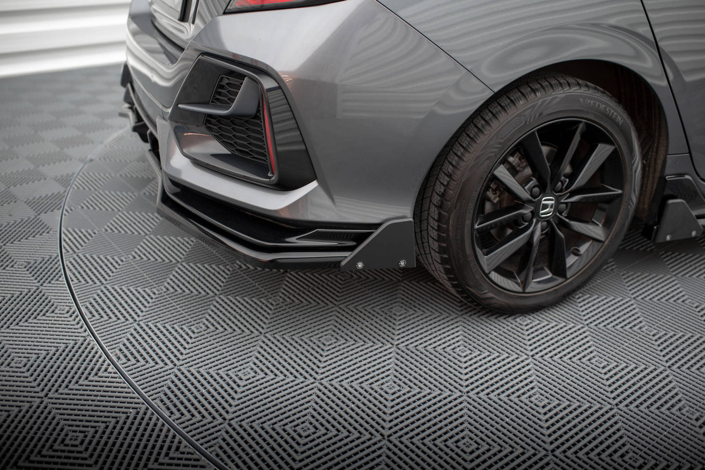 Maxton Mittlerer Diffusor Heck Ansatz DTM Look für + Flaps Honda Civic Sport Mk 10 Facelift
