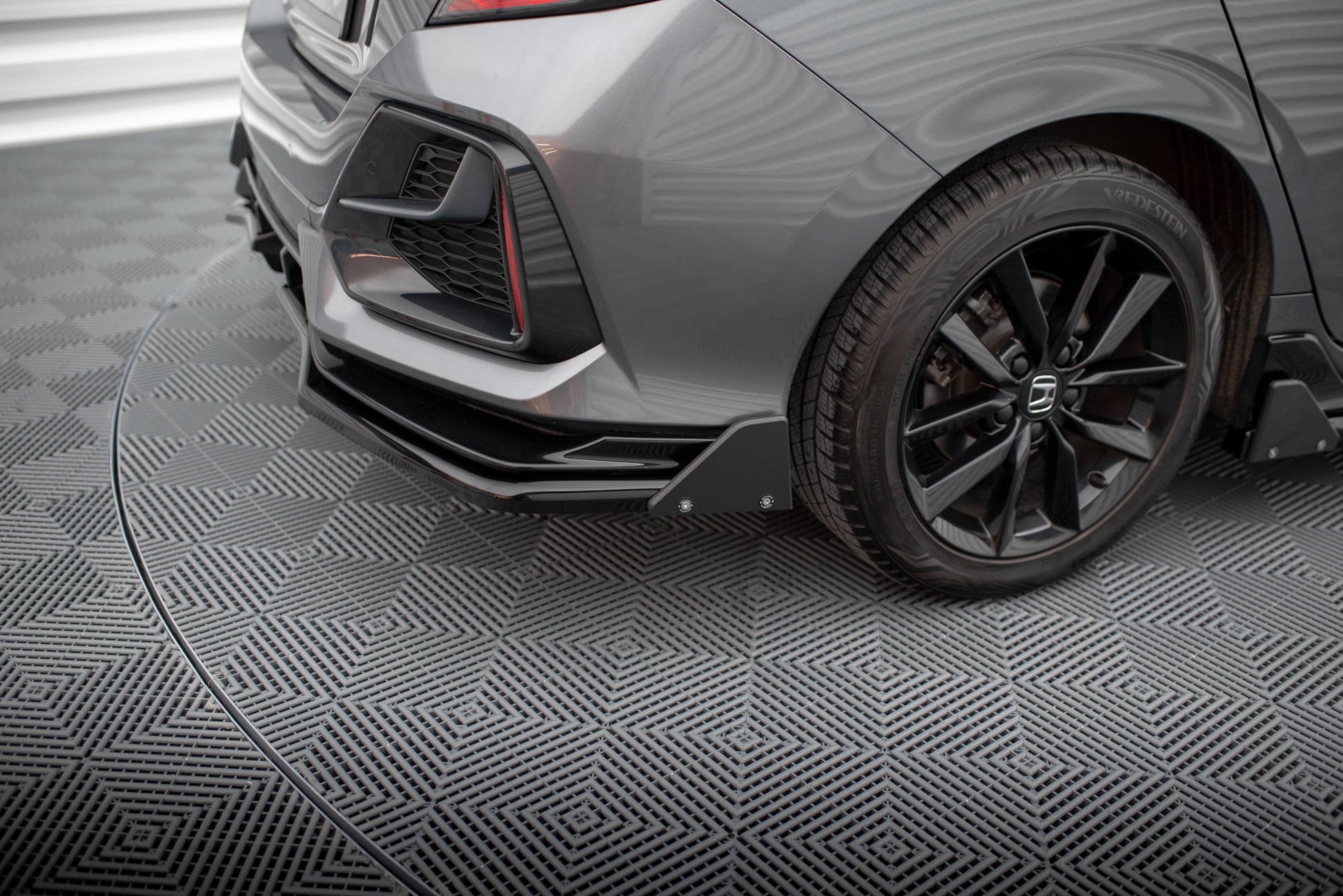 Maxton Mittlerer Diffusor Heck Ansatz DTM Look für + Flaps Honda Civic Sport Mk 10 Facelift