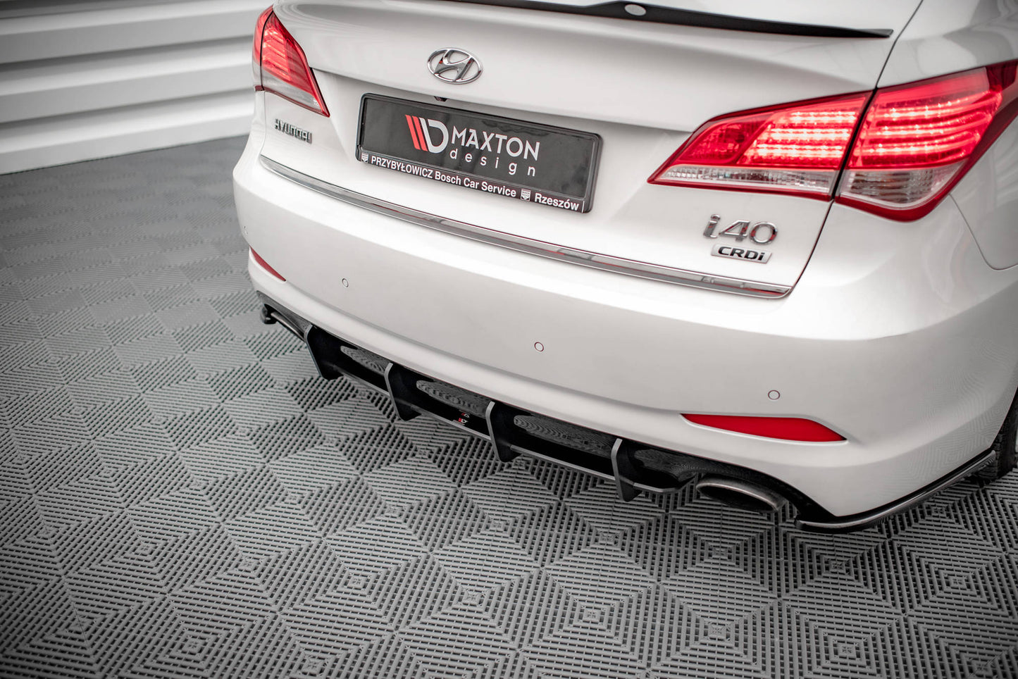 Maxton Street Pro Heckschürze für Hyundai I40 Mk1