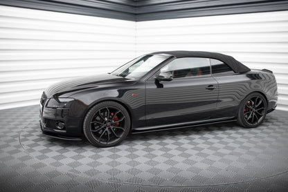 Maxton Street Pro Seitenschweller Ansatz für Audi A5 / A5 S-Line / S5 Coupe / Cabrio 8T / 8T Facelift
