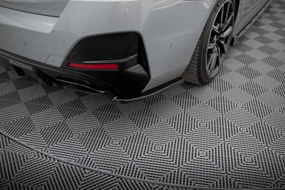 Maxton Heck Ansatz Flaps Diffusor V.1 für BMW M440i Gran Coupe G26 schwarz Hochglanz