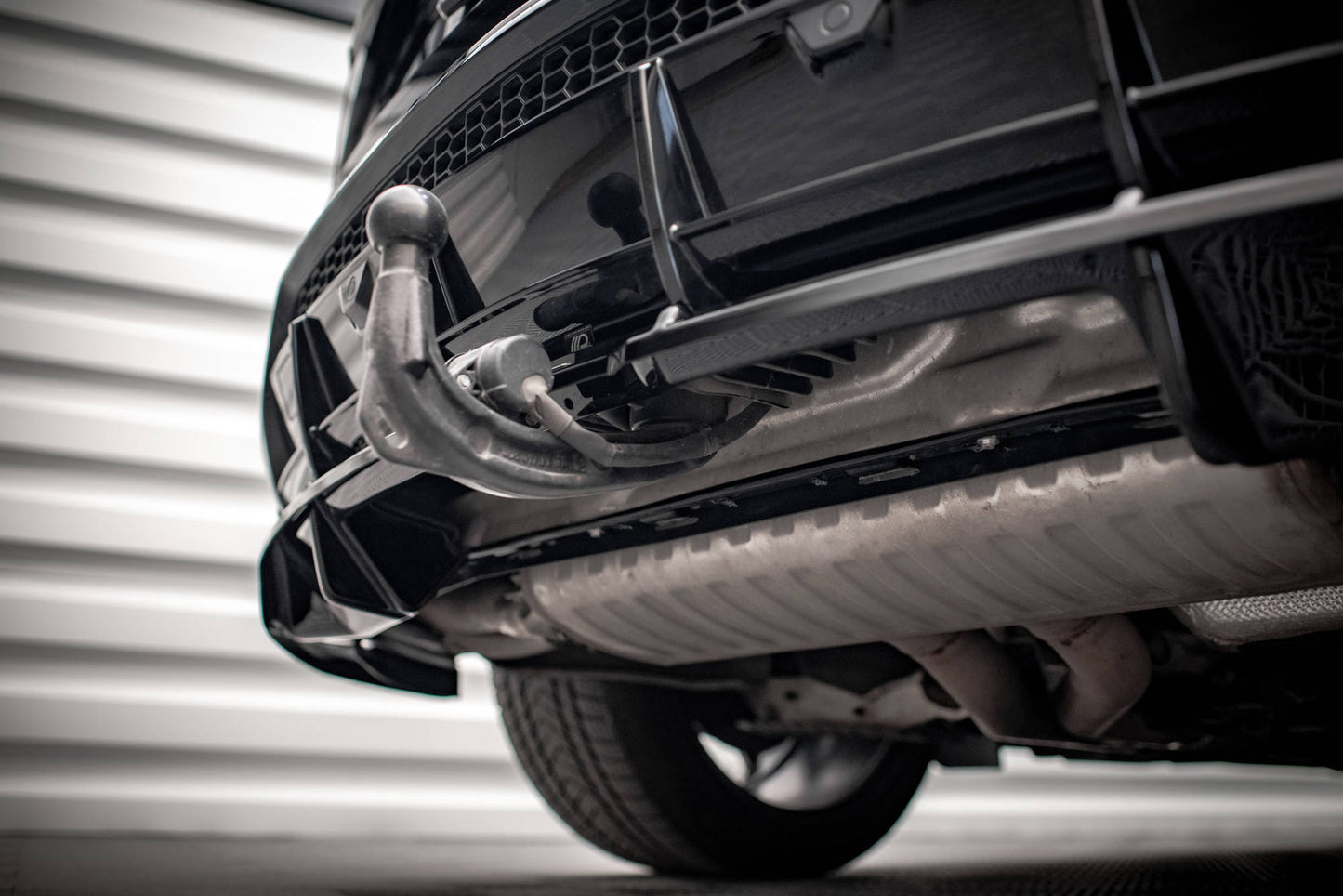 Maxton Mittlerer Diffusor Heck Ansatz DTM Look für Lamborghini Urus Mk1 schwarz Hochglanz
