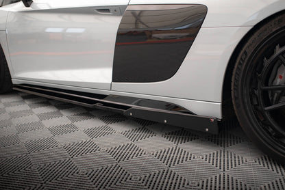 Maxton Seitenschweller Ansatz für V.2 für + Flaps Audi R8 Mk2 Facelift