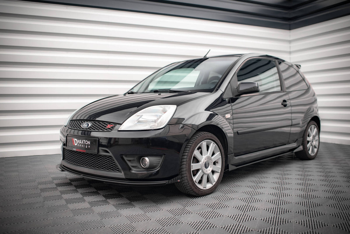 Maxton Street Pro Seitenschweller Ansatz für + Flaps Ford Fiesta ST Mk6 schwarz Hochglanz