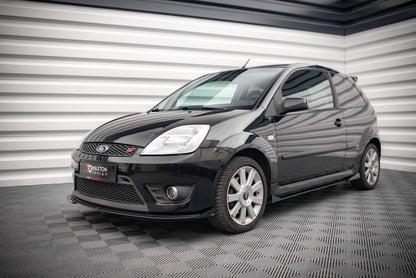 Maxton Street Pro Seitenschweller Ansatz für + Flaps Ford Fiesta ST Mk6 schwarz Hochglanz
