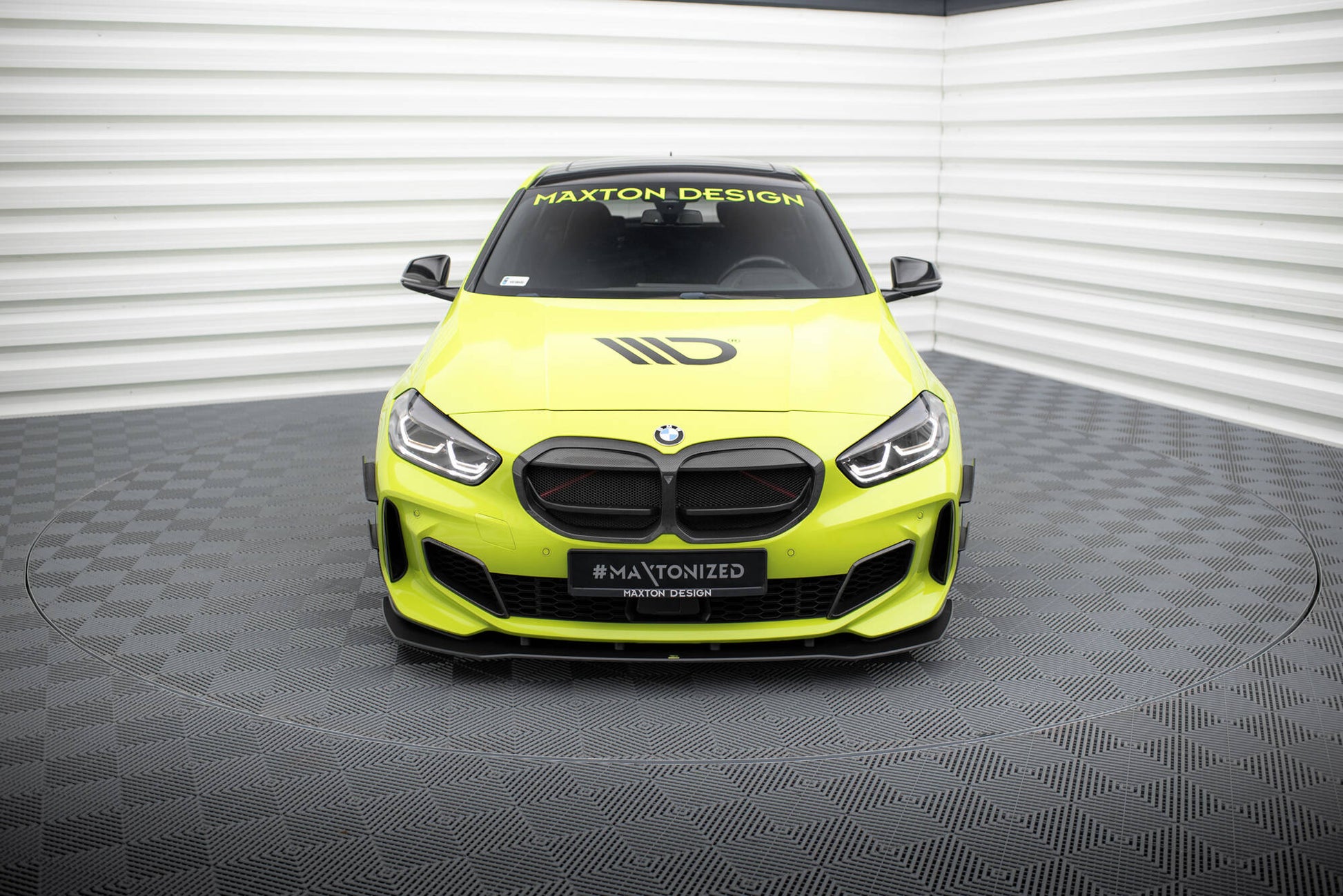 Maxton Street Pro Front Ansatz für für BMW 1er F40 M-Paket / M135i