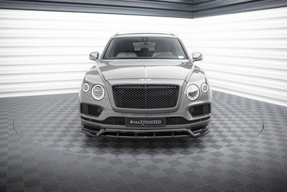 Maxton Front Ansatz für Bentley Bentayga Mk1  schwarz Hochglanz