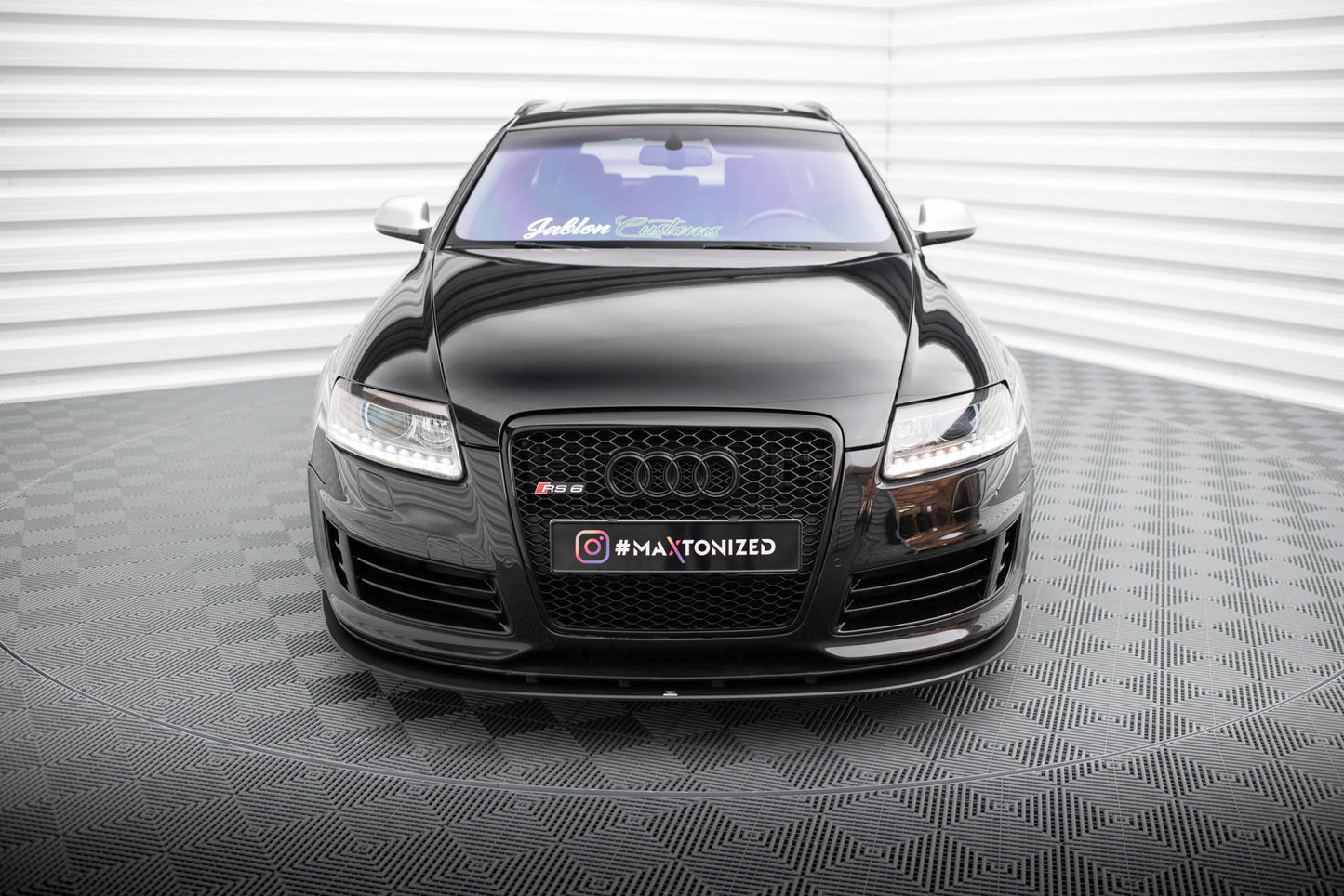 Maxton Street Pro Front Ansatz für für Audi RS6 Avant C6