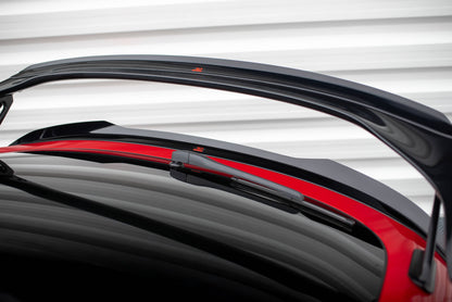 Maxton Niedriger Spoiler CAP für Honda Civic Type-R Mk 11 schwarz Hochglanz