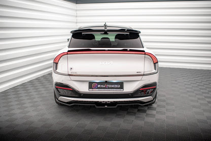 Maxton Mittlerer Diffusor Heck Ansatz DTM Look für Kia EV6 GT-Line Mk1 schwarz Hochglanz