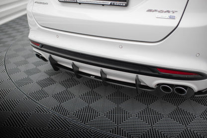 Maxton Street Pro Heckschürze für Ford Mondeo Sport Mk5 Facelift / Fusion Sport Mk2 Facelift