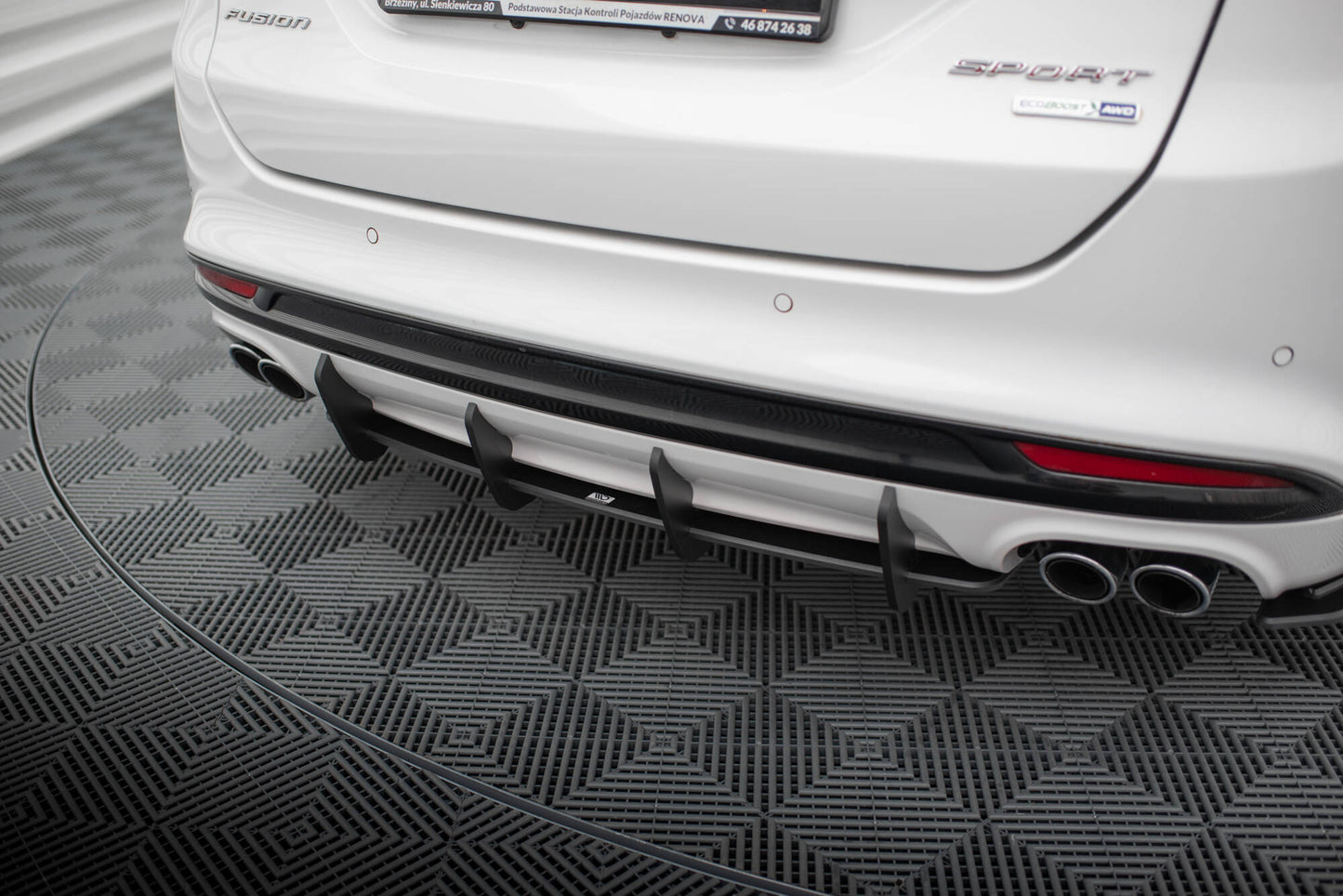 Maxton Street Pro Heckschürze für Ford Mondeo Sport Mk5 Facelift / Fusion Sport Mk2 Facelift