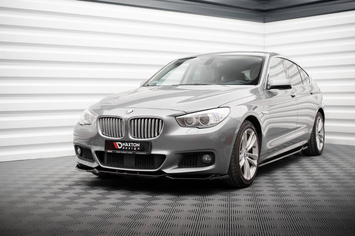 Maxton Front Ansatz für BMW 5er GT M-Paket F07 schwarz Hochglanz