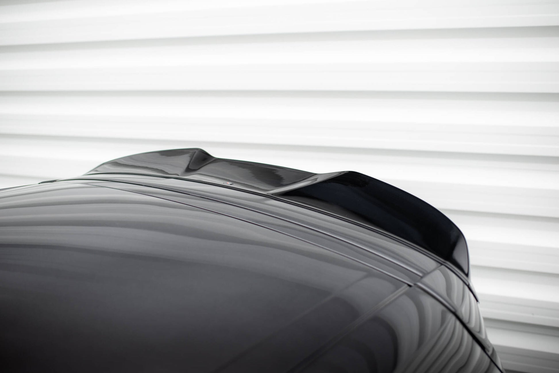Maxton Spoiler CAP für 3D Ford S-Max ST-Line Mk2 schwarz Hochglanz