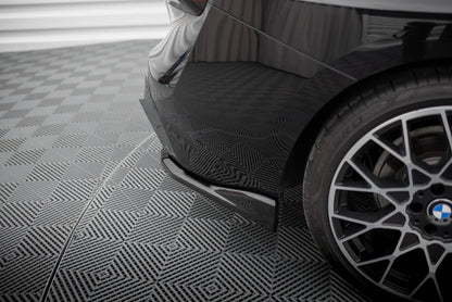 Maxton Heck Ansatz Flaps Diffusor V.4 für BMW 2 G42 schwarz Hochglanz