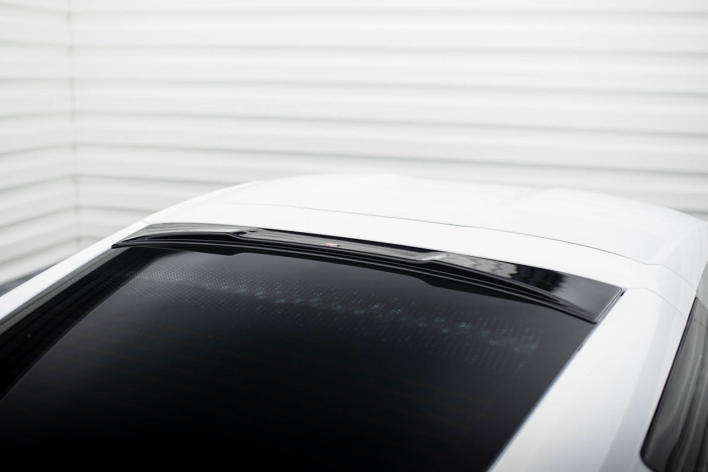 Maxton Heckscheiben Spoiler für Chevrolet Corvette C7 schwarz Hochglanz