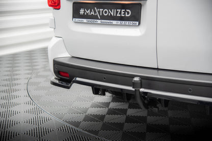 Maxton Mittlerer Diffusor Heck Ansatz DTM Look für Citroen Jumpy L3 Mk3 schwarz Hochglanz