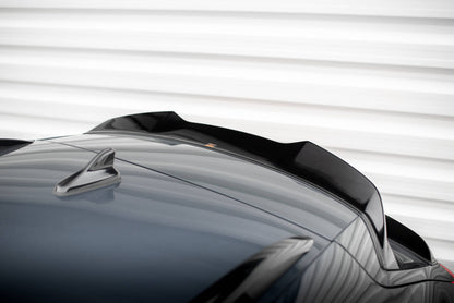 Maxton Höher Spoiler CAP für 3D Cupra Formentor Mk1 schwarz Hochglanz