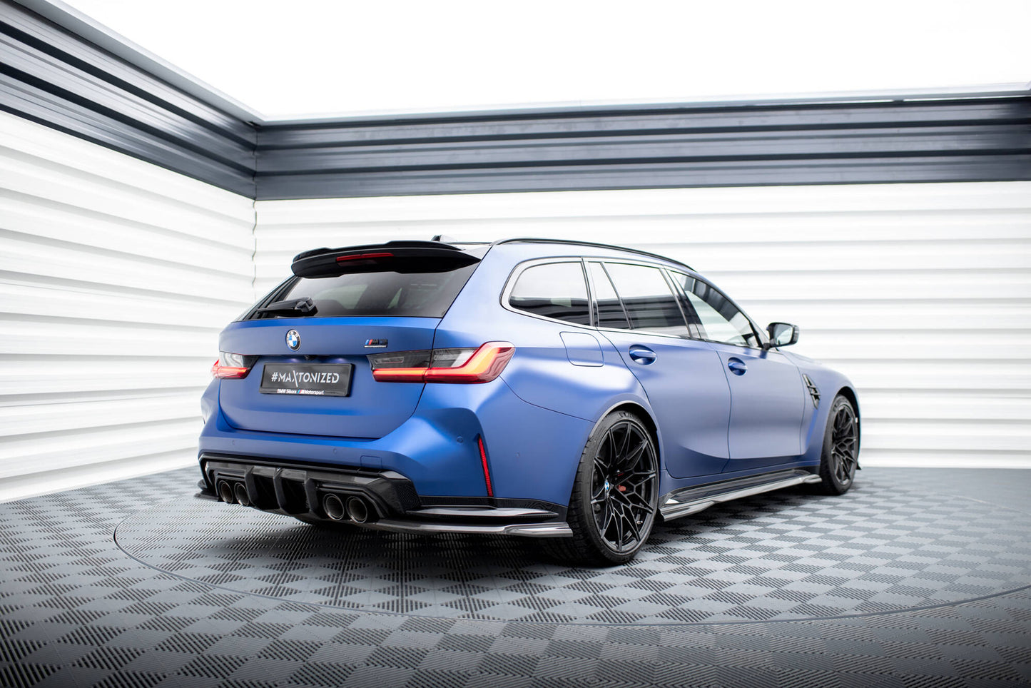 Maxton Set of Carbon Fiber Splitters BMW M3 G81 Touring schwarz matt