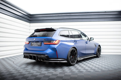Maxton Set of Carbon Fiber Splitters BMW M3 G81 Touring schwarz matt