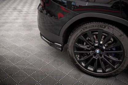 Maxton Heck Ansatz Flaps Diffusor für BMW X3 G01 schwarz Hochglanz