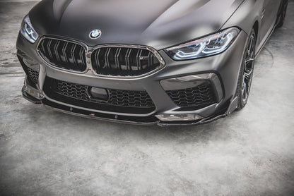 Maxton Front Ansatz V.1 +Flaps für BMW M8  Gran Coupe F93 / Coupe F92
