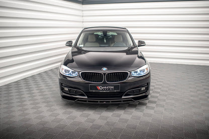 Maxton Front Ansatz für BMW 3er GT F34 schwarz Hochglanz