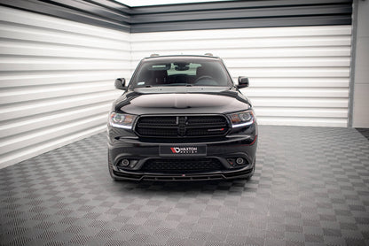 Maxton Front Ansatz für Dodge Durango RT Mk3 schwarz Hochglanz