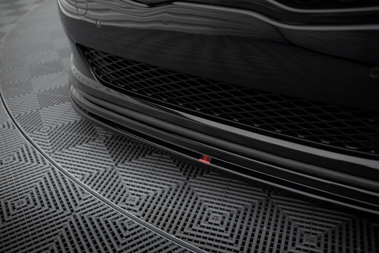 Maxton Front Ansatz für Kia Optima Mk3 schwarz Hochglanz
