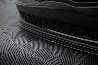 Maxton Front Ansatz für Kia Optima Mk3 schwarz Hochglanz