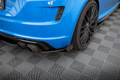 Maxton Street Pro Heck Ansatz Flaps Diffusor +Flaps für Audi TT S 8S Facelift schwarz Hochglanz