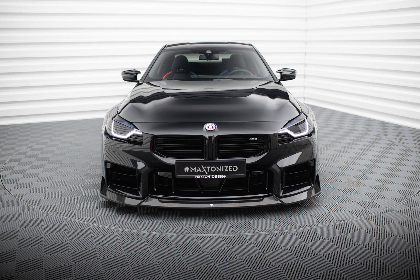Maxton Set of Carbon Fiber Splitters BMW M2 G87 schwarz matt