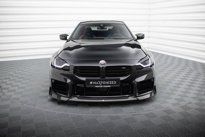 Maxton Set of Carbon Fiber Splitters BMW M2 G87 schwarz matt