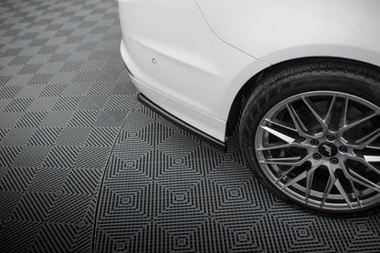 Maxton Heck Ansatz Flaps Diffusor für Ford Mondeo Sport Mk5 Facelift / Fusion Sport Mk2 Facelift schwarz Hochglanz