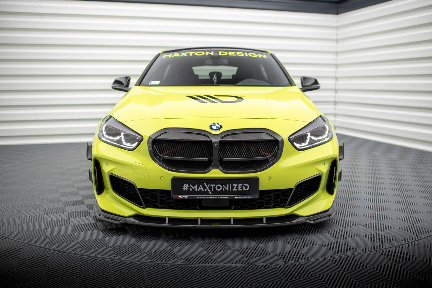 Maxton Carbon Fiber Front Bumper Side Vents BMW 1er F40 M-Paket/ M135i